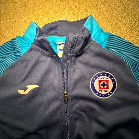 Deportivo Cruz Azul Soccer Futbol Joma Training Zip Up - Picture 4 of 5